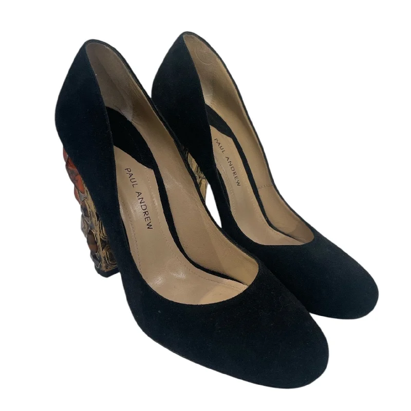 Luxury Sneakers Paul Andrew/Dress Shoes/US 6/Suede/BLK/
