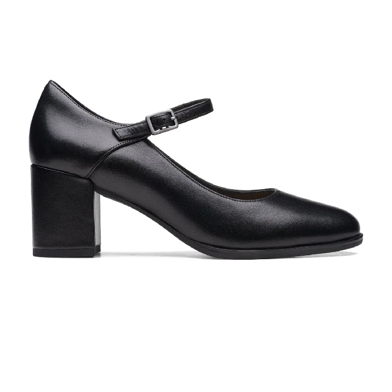 Urban Sneakers Womens - Freva55 Strap Black Leather