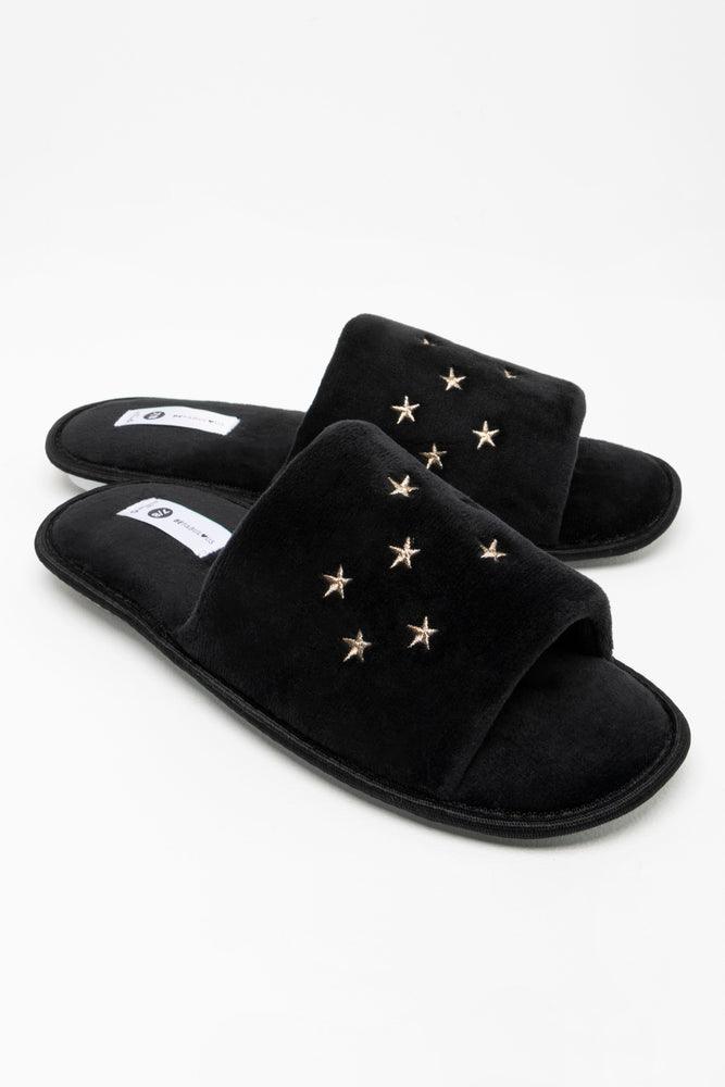 Lightweight Breathable Shoes Star Slipper Black