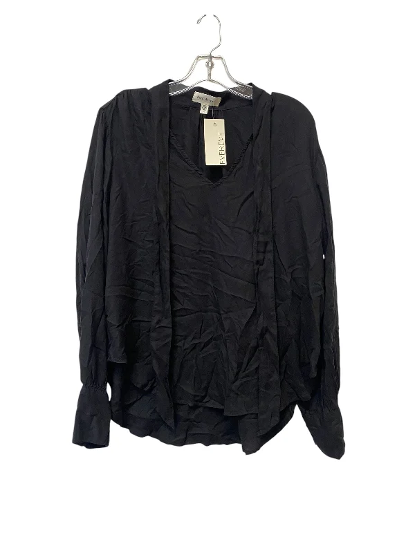 Outdoor Essentials Top Long Sleeve By Cloth & Stone In Black, Size: Xl