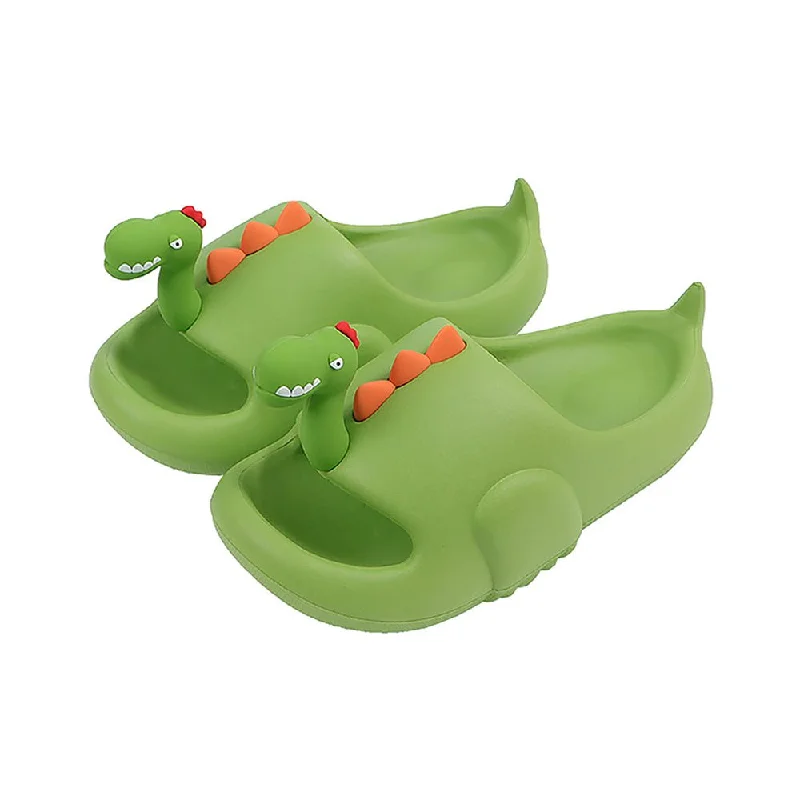 Breathable Shoes Olive 3d Long Neck Dino Slip on Clogs, Summer/Monsoon all season Footwear for Toddlers & Kids Breathable Shoes Olive 3d Long Neck Dino Slip on Clogs, Summer/Monsoon all season Footwear for Toddlers & Kids