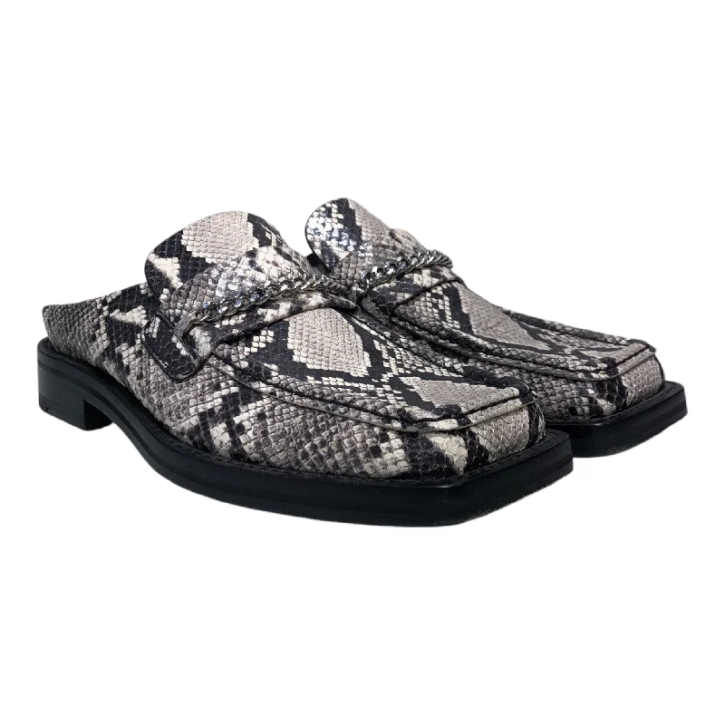 Travel-Friendly Shoes MARTINE ROSE/Loafers/US 6/Animal Pattern/Leather/MLT/SNAKESKIN MULE