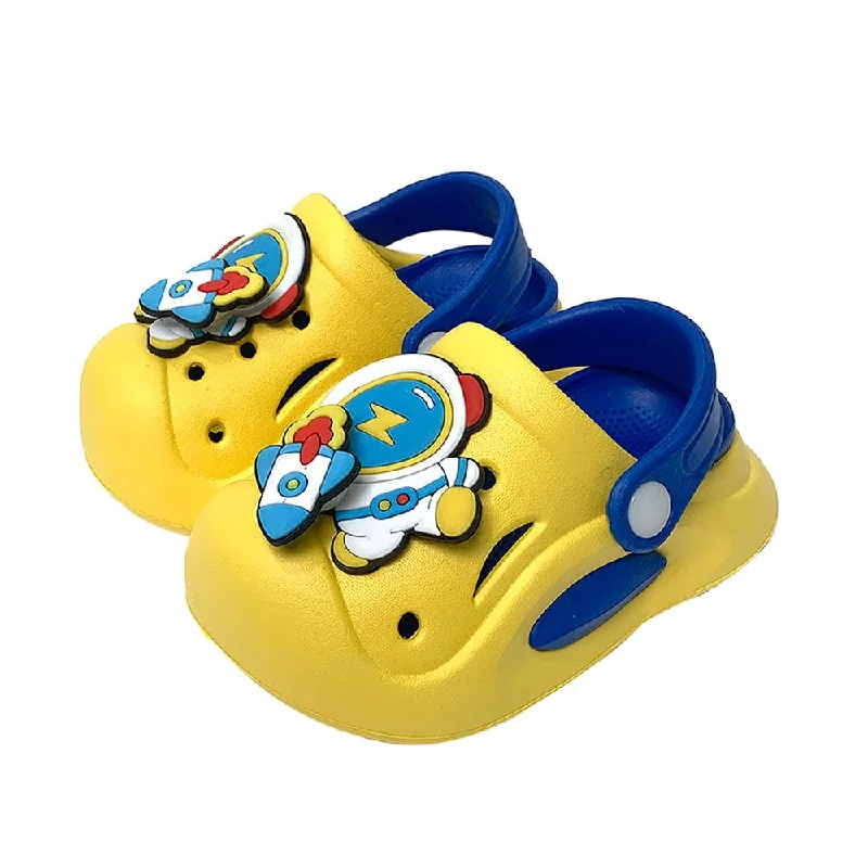 Affordable Sneakers Yellow spinning rocket Slip on Clogs, Summer/Monsoon all season Footwear for Toddlers & Kids Affordable Sneakers Yellow spinning rocket Slip on Clogs, Summer/Monsoon all season Footwear for Toddlers & Kids