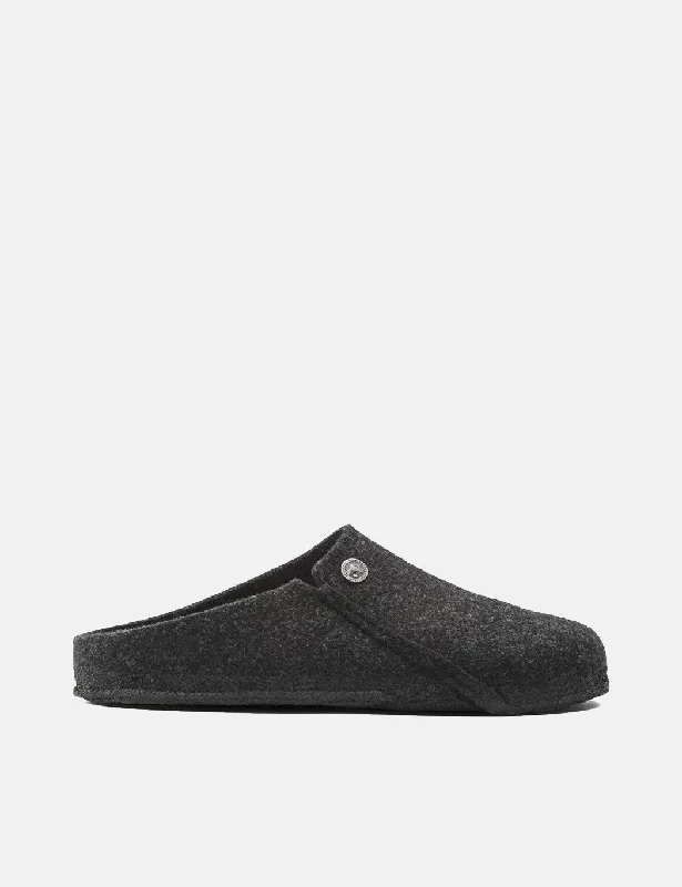 Wear-Resistant Sneakers Womens Birkenstock Zermatt Slipper (Narrow) - Anthracite Grey Wear-Resistant Sneakers Womens Birkenstock Zermatt Slipper (Narrow) - Anthracite Grey