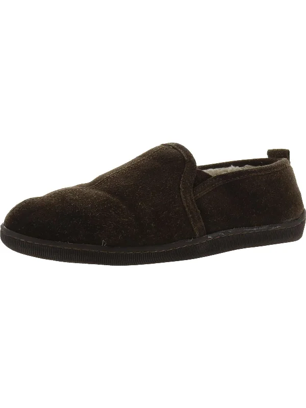 Modern Footwear Womens Suede Slip On Loafer Slippers