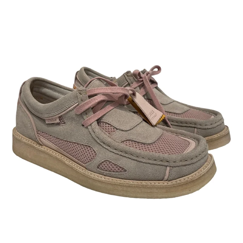Fashionable Slip-Ons Clarks/Union Los Angeles/Loafers/US 7/Suede/PNK/Square-Toe/UnionLA x Clarks