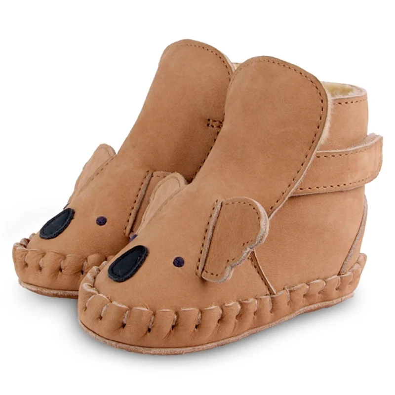 Sporty Street Sneakers Donsje Baby Kapi Classic Lining Koala Truffle Nubuck