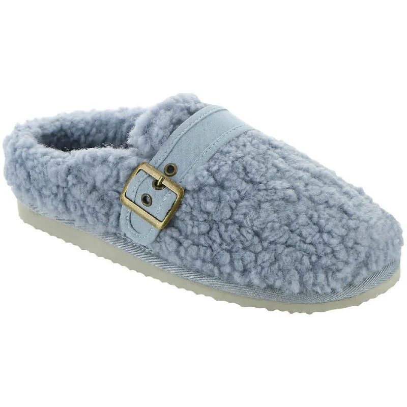Fashionable Slip-Ons Clio Womens Faux Fur Comfort Slide Slippers