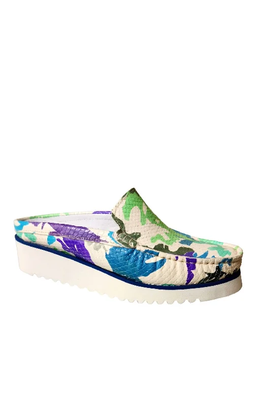 Flexible Shoes Italian Leather Loafers In Jungle