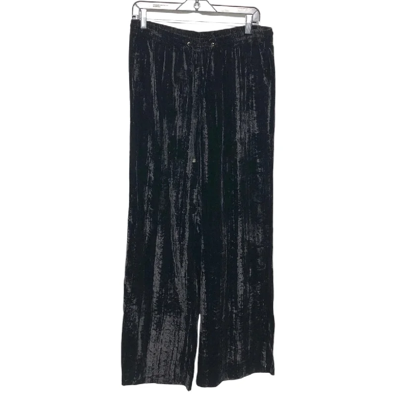 Smart Layers Pants Wide Leg By Calvin Klein In Black, Size: M