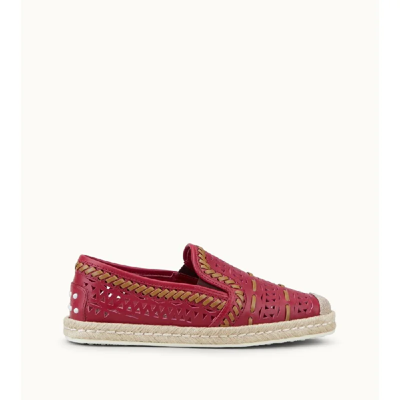 Streetwear Footwear Slip-Ons in Leather