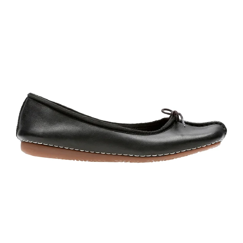 Ergonomic Shoes Womens - Freckle Ice Black Leather
