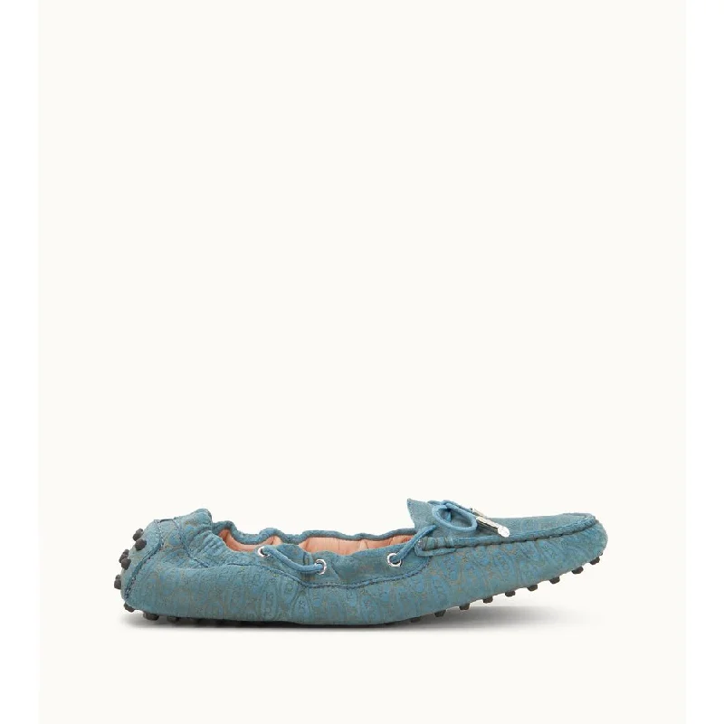 Sleek Loafers Gommino Driving Shoes in Suede