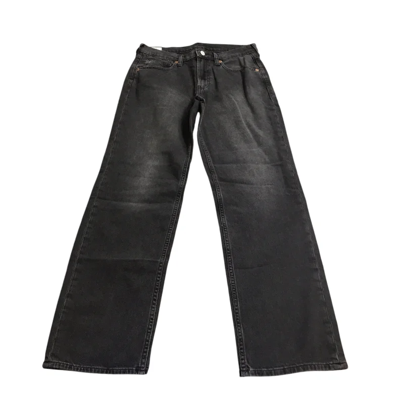 Premium Outerwear Jeans Straight By Gap In Black Denim, Size: 2