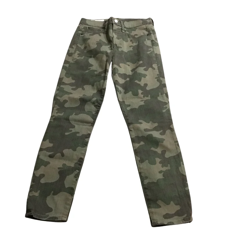 Outdoor Essentials Wear Jeans Skinny By Gap In Camouflage Print, Size: 4