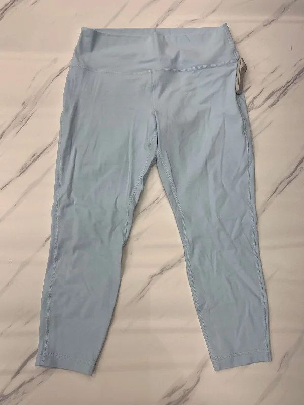 Everyday Denim Athletic Leggings By Lululemon In Blue, Size: 16