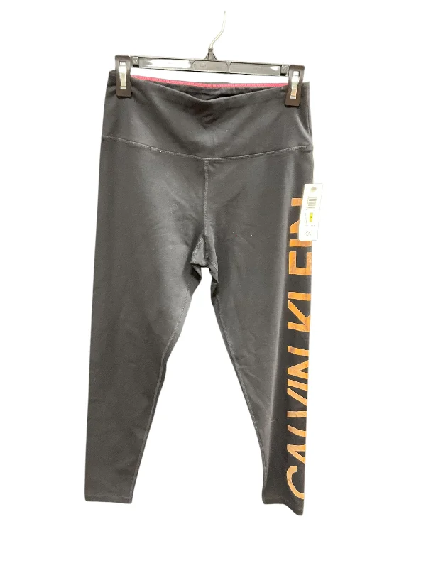 Smart Looks Athletic Leggings By Calvin Klein Performance In Black, Size: M
