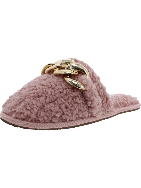 Modern Casual Shoes Ability Womens Faux Fur Slip On Slide Slippers