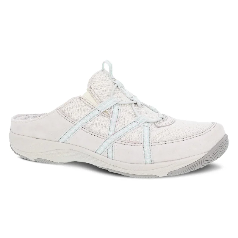 Smart Casual Shoes Dansko Hayleigh Ecru Suede Mule (Women's)