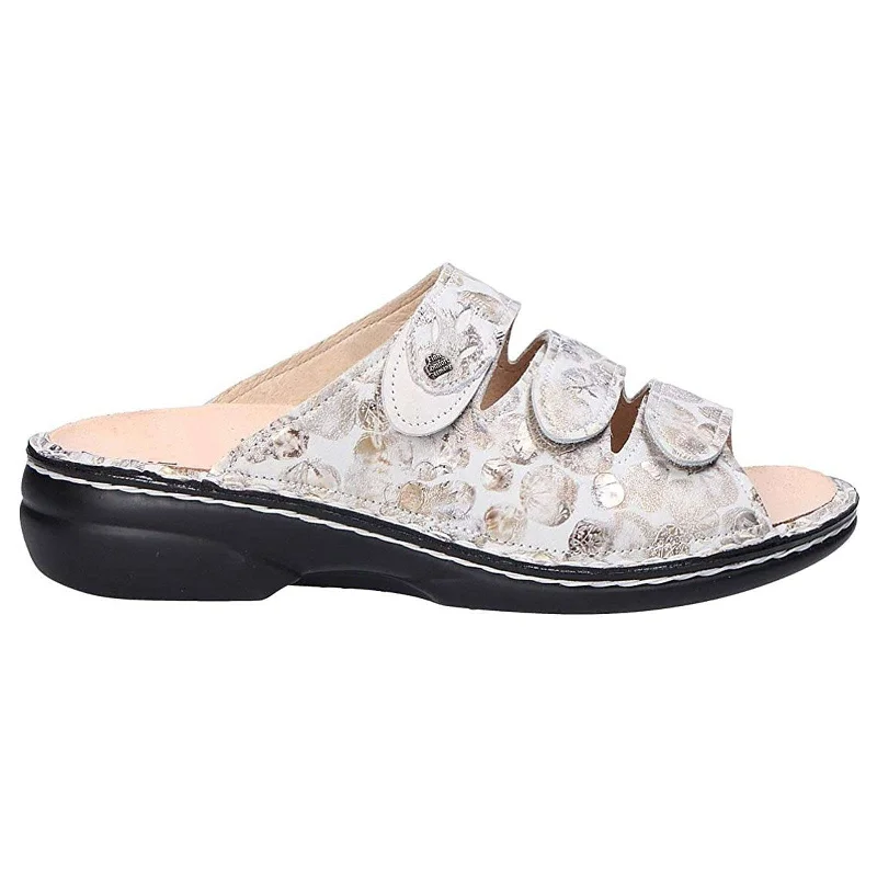 Shock Absorption Shoes Kos Leather Women's Slip-On Sandals