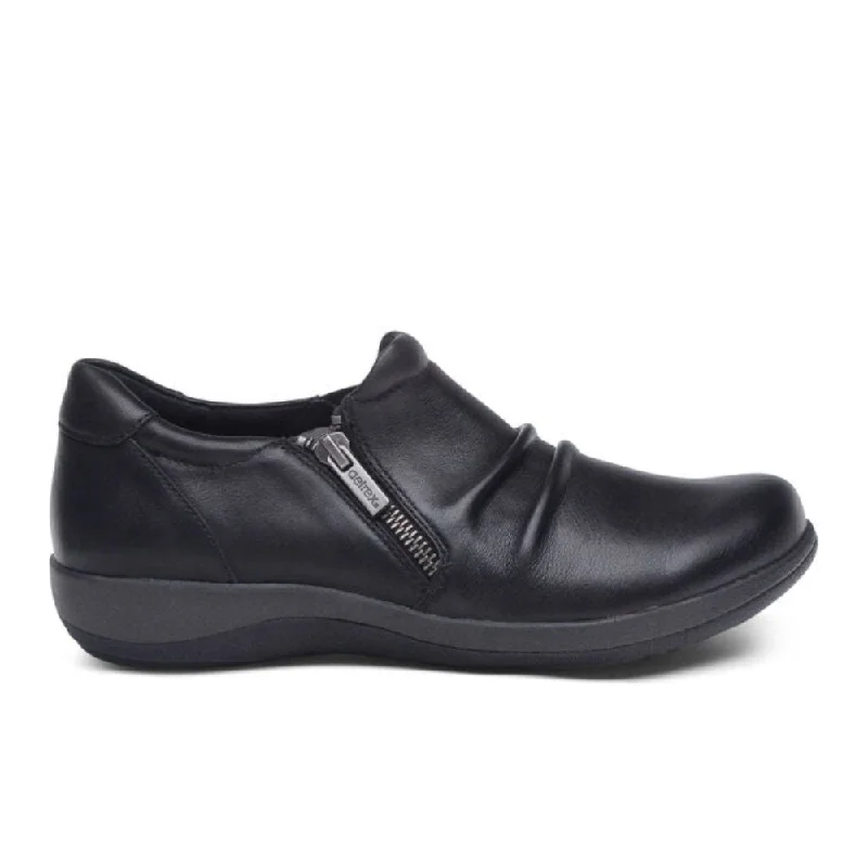 Fashion Comfort Shoes Aetrex Women's Katie Side Zip Slip-On - Black