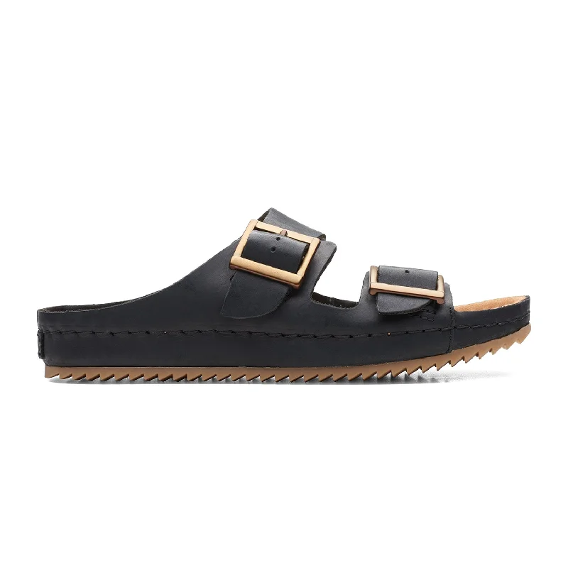 Relaxed Fit Shoes Womens - Brookleigh Sun Black Leather