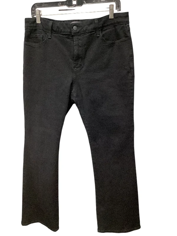 Comfy Hoodies Jeans Designer By Not Your Daughters Jeans In Black Denim, Size: 14petite