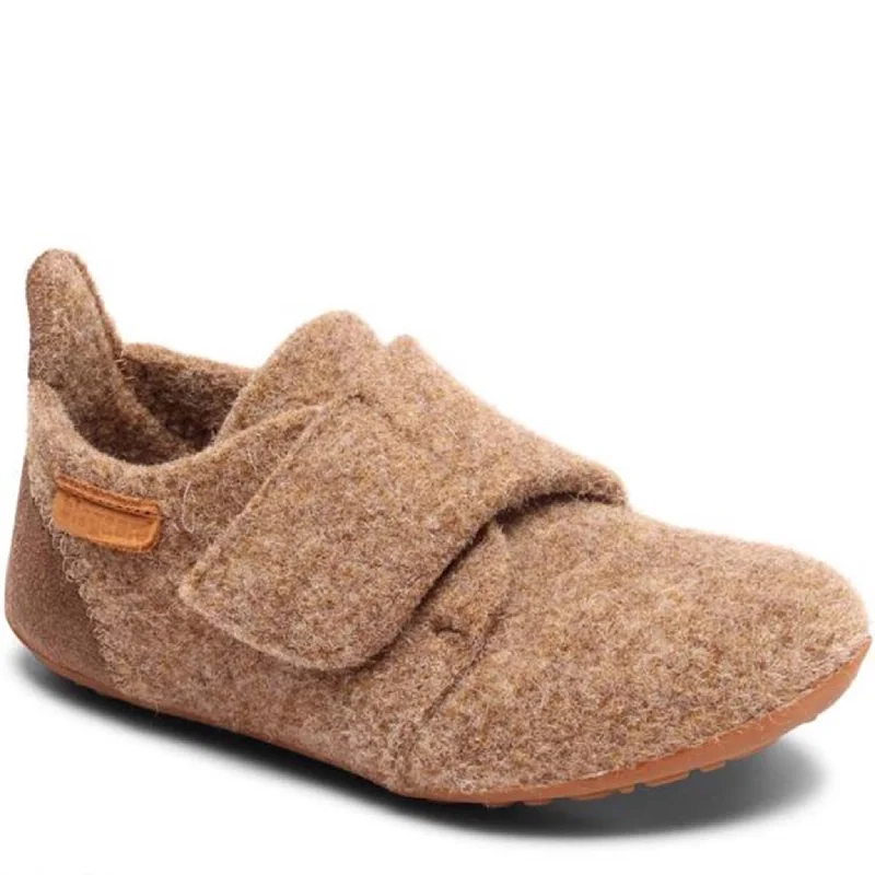 Air Cushion Sneakers Bisgaard Indoor Shoes Wool Velcro Camel