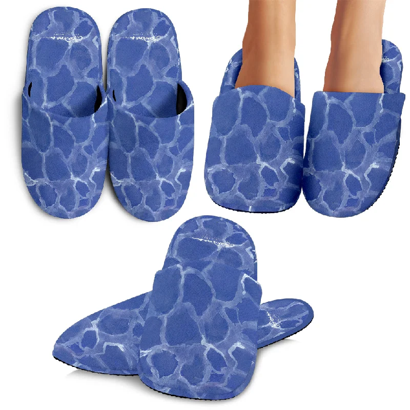 Comfortable Boots Blue Pool Slipper