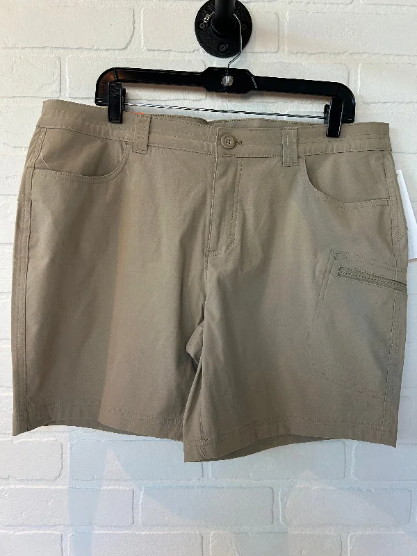Simple Apparel Shorts By Eddie Bauer In Tan, Size: 16