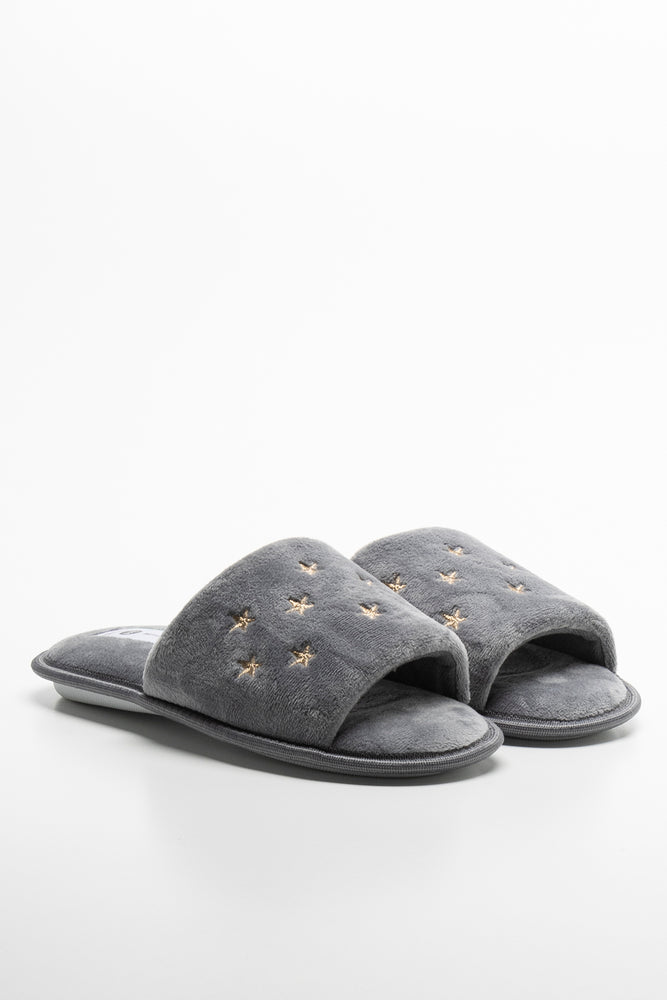 Trendy Walking Shoes Star Slipper Grey