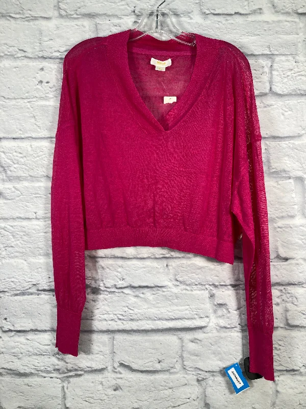 Comfortable Layers Top Long Sleeve By Maeve In Pink, Size: Xs