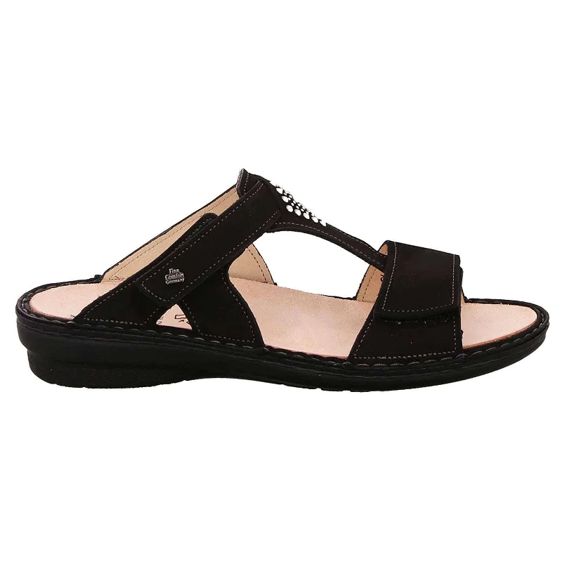 Padded Insole Shoes Verin Nubuck Leather Women's Slip-On Sandals