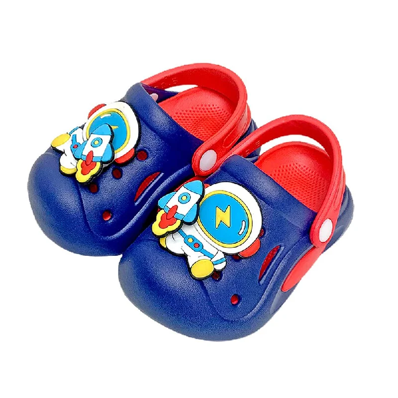 Trendy Sneakers Blue & Red spinning rocket Slip on Clogs, Summer/Monsoon all season Footwear for Toddlers & Kids Trendy Sneakers Blue & Red spinning rocket Slip on Clogs, Summer/Monsoon all season Footwear for Toddlers & Kids