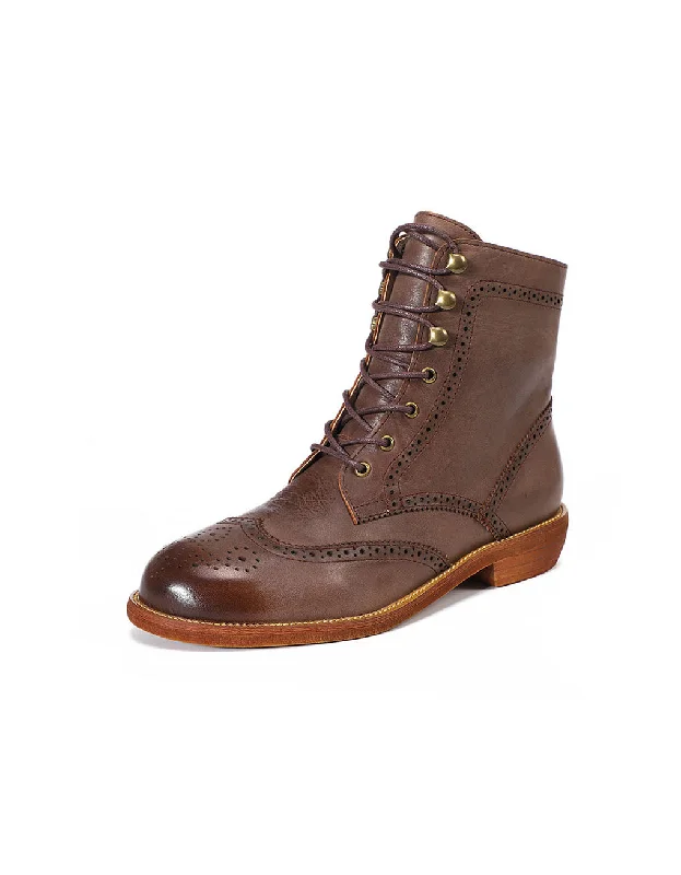 Lightweight Loafers Vintage Leather British Style Handmade Oxford Boots
