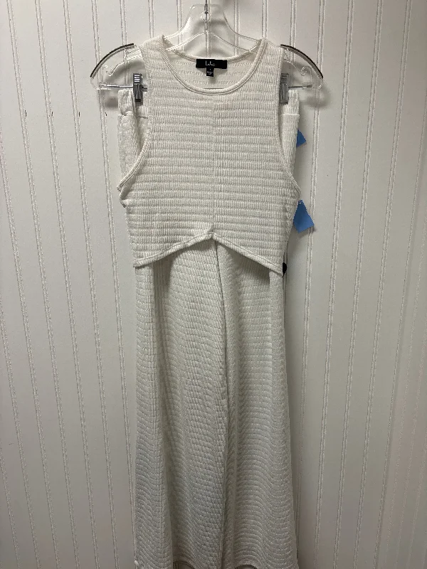 Practical Looks Pants Set 2pc By Lulus In White, Size: S