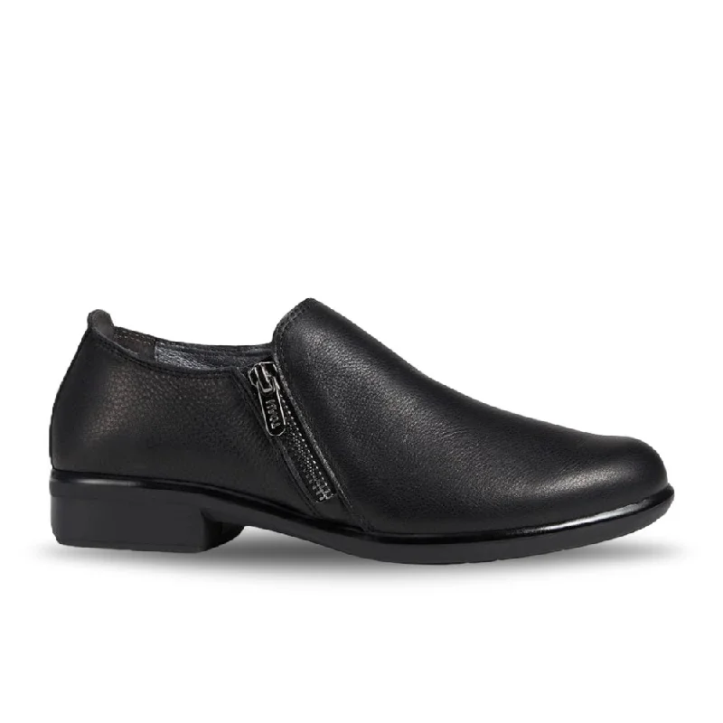 Soft Sneakers Naot Women's Autan - Black Soft Leather