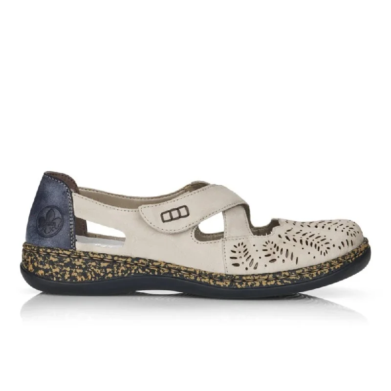 Fashion Comfort Shoes Rieker Women's Daisy 46375-60 - Marble/Jeans