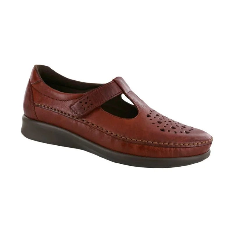 Travel-Friendly Shoes SAS Women's Willow Slip On Loafer - Walnut
