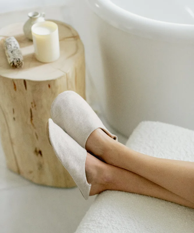 Cozy Walking Shoes Linen House Slipper