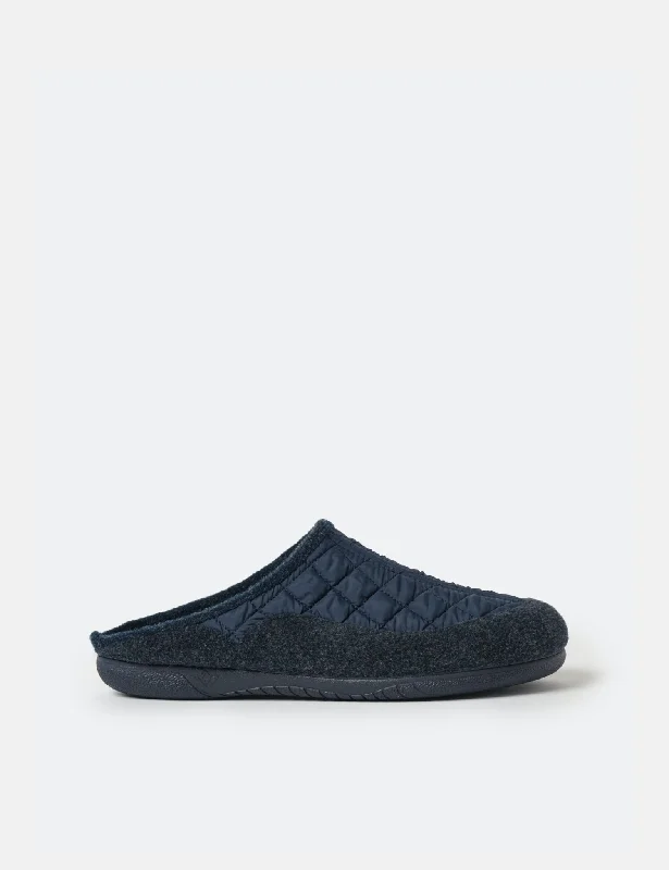 Flexible Shoes Gurus Cadiz Room Shoes Slippers - Navy Blue