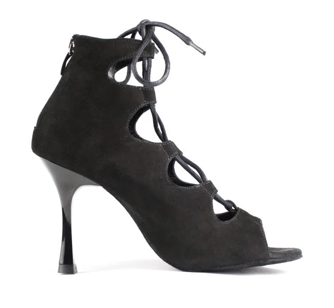 Cushion Sole Sneakers PortDance - PD805 Black Nubuck