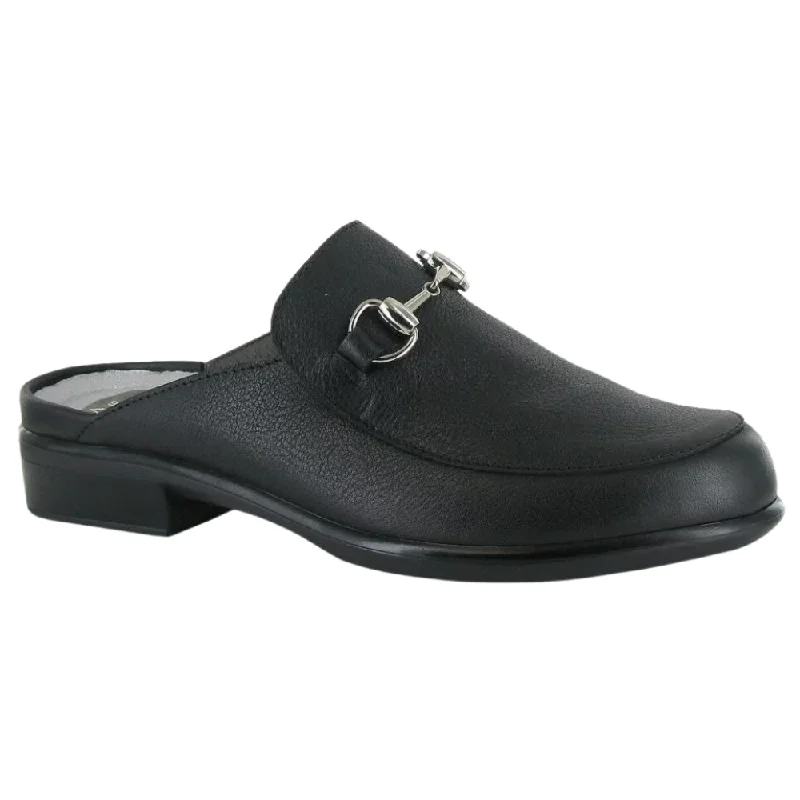 Affordable Loafers Naot Halny Mule Black Leather (Women's)