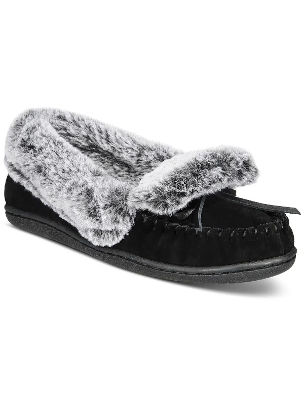 Lightweight Shoes Dorenda Womens Suede Cozy Moccasin Slippers