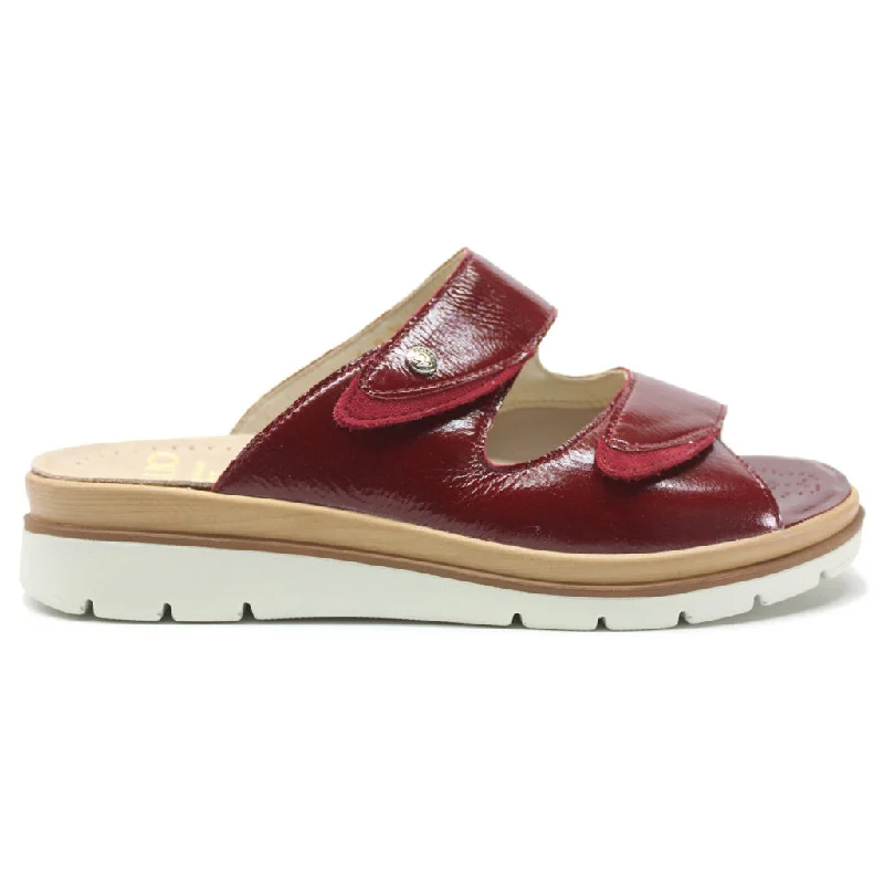 Affordable Sneakers Glory Leather Women's Wedge Slip-on Sandals