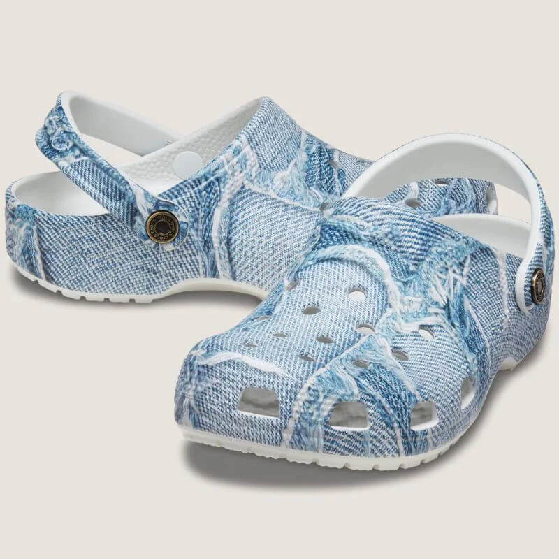 Breathable Shoes Crocs Classic Denim Clog