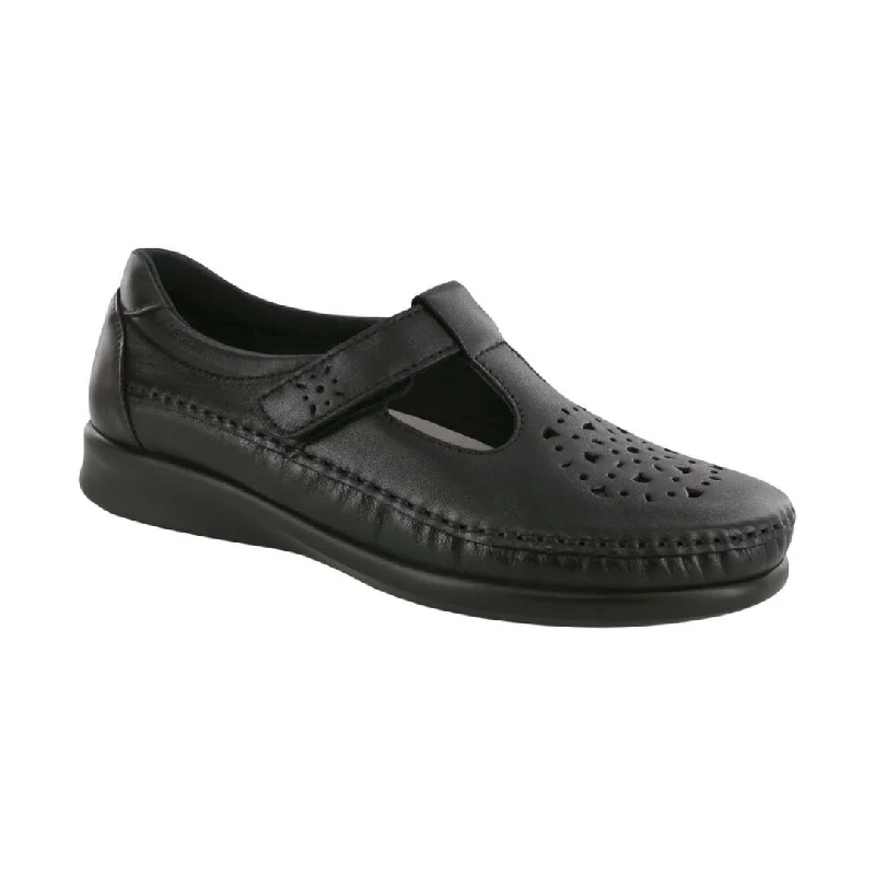 Elegant Footwear SAS Women's Willow Slip On Loafer - Black Smooth