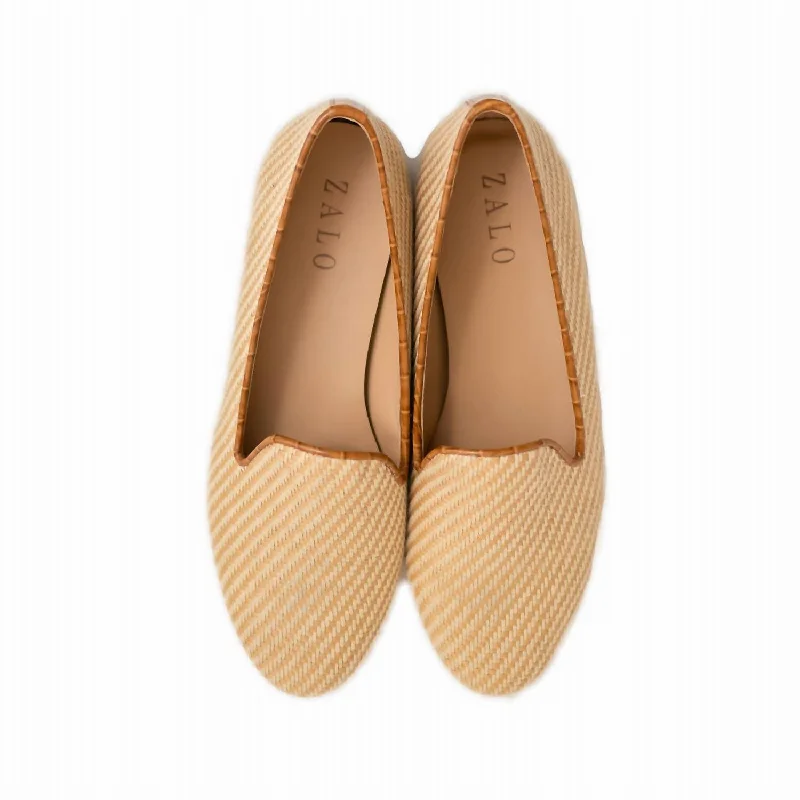Versatile Shoes Women's Raffia Slipper In Natural