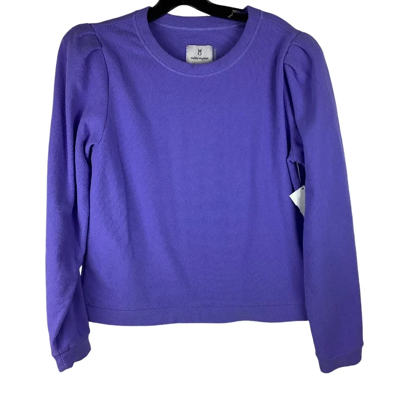 Urban Wear Top Long Sleeve By Cmc In Purple, Size: L