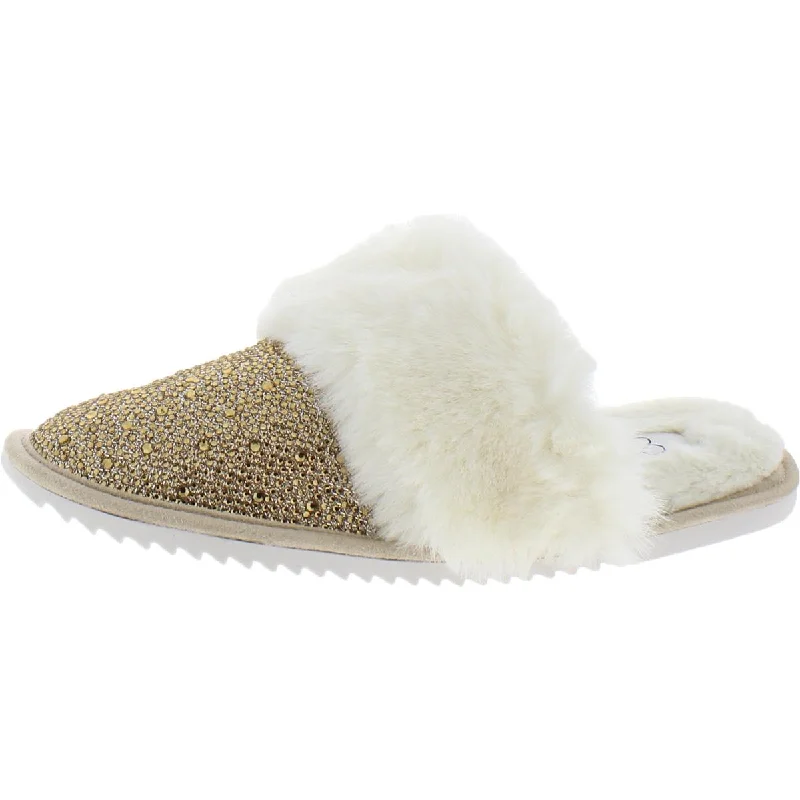 Soft Sneakers Jessenia Womens Embellished Comfort Slip-On Slippers